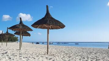 Beach nearby, white sand