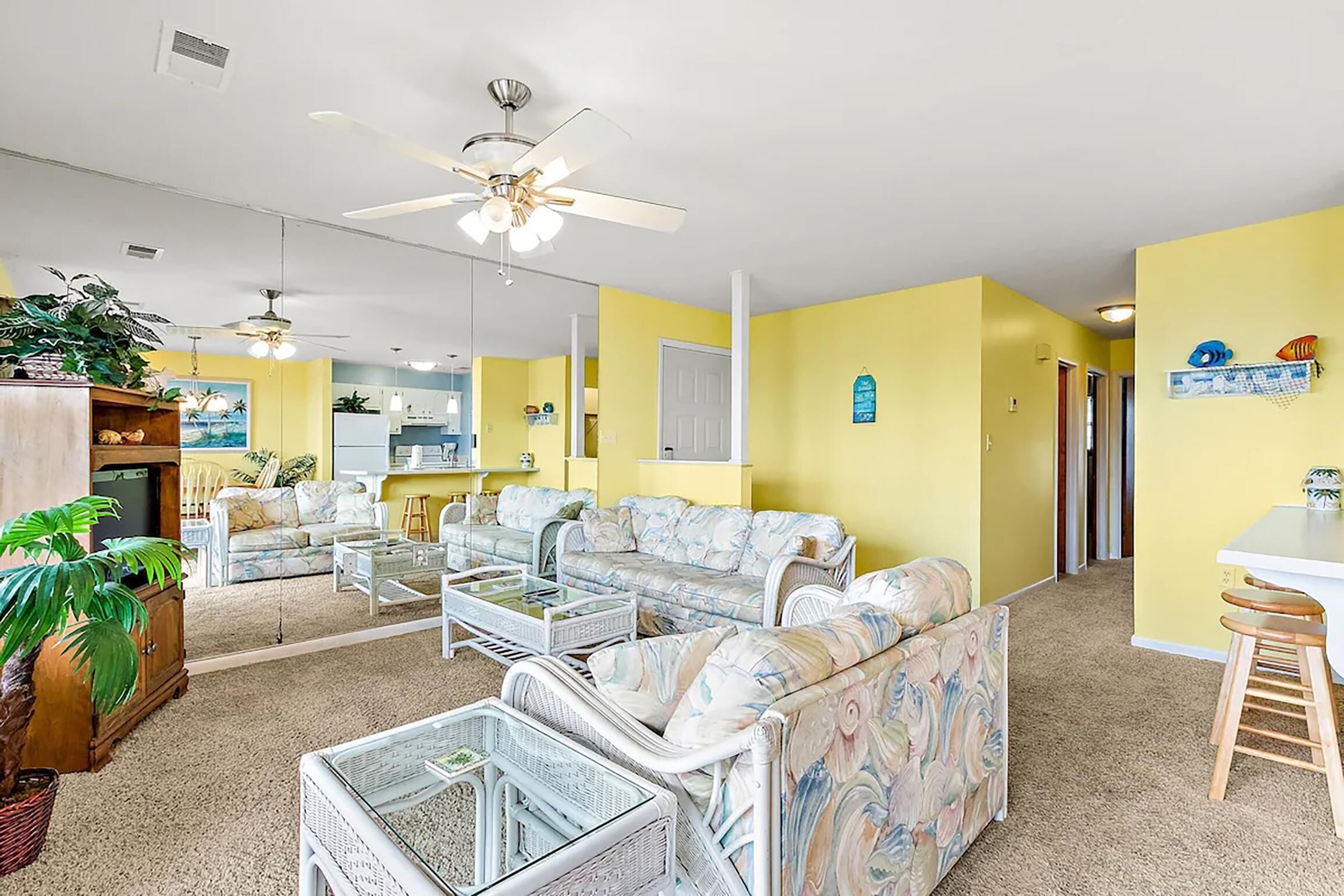 Condo, Multiple Beds (Sugar Dunes 124) | Living area | TV