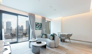 55-inch Smart TV with satellite channels - Ahad Residences (Dubai)