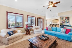 House, Multiple Beds (A Peace of Paradise) | Living area | TV - A Peace of Paradise (Pensacola Beach)