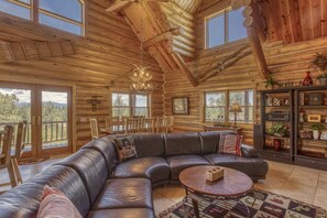 TV connectée, cheminée