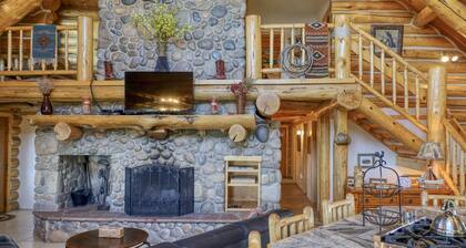Spacious Log Lodge w/ Hot Tub, Game Room, Mtn Views, Wraparound Deck, 5 Acres, Near Pagosa Springs!