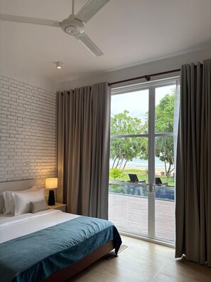 Deluxe Double Room, Beach View | View from room - Villa Talay (Talalla)