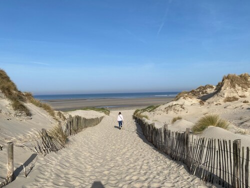 Côte d'Opale, large new apartment (72m2) 200m from beach and dunes.