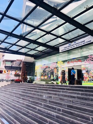 Overnatningsstedets facade