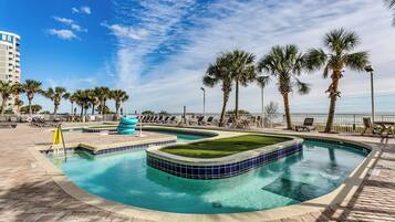 Indoor pool, outdoor pool