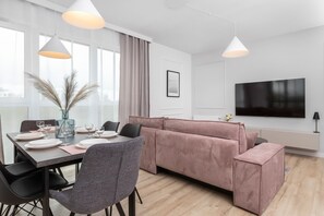 Apartment, 2 Bedrooms, 2 Bathrooms | Living room - Apartment Near Arena Gdańsk by Renters (Gdansk)