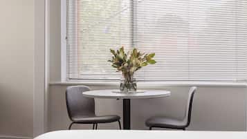 Blackout curtains, iron/ironing board, free WiFi