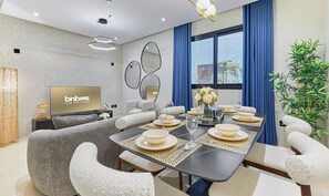 Dining - bnbmehomes - Pvt Rooftop in Al Malqa -C4 (Riyadh)