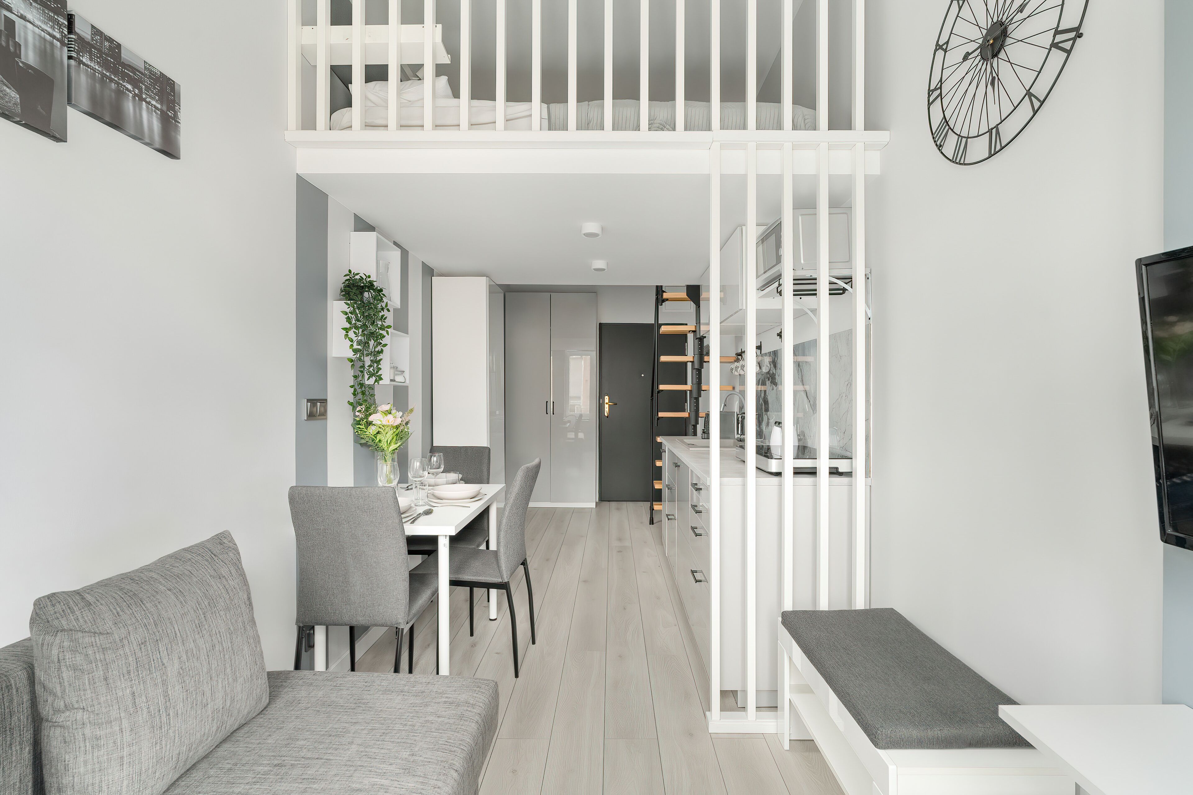 Studio, Kitchen | Living room