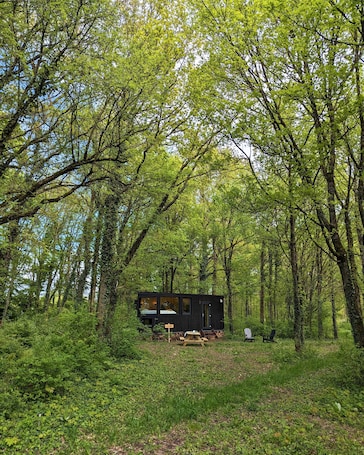 外観. Tiny House La Clairière Au Cœur de la Forêt !