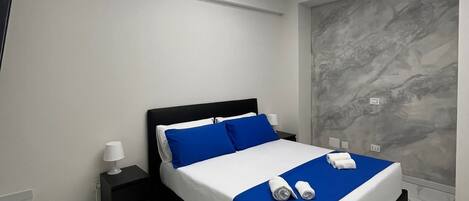 1 soveværelse, sengetøj