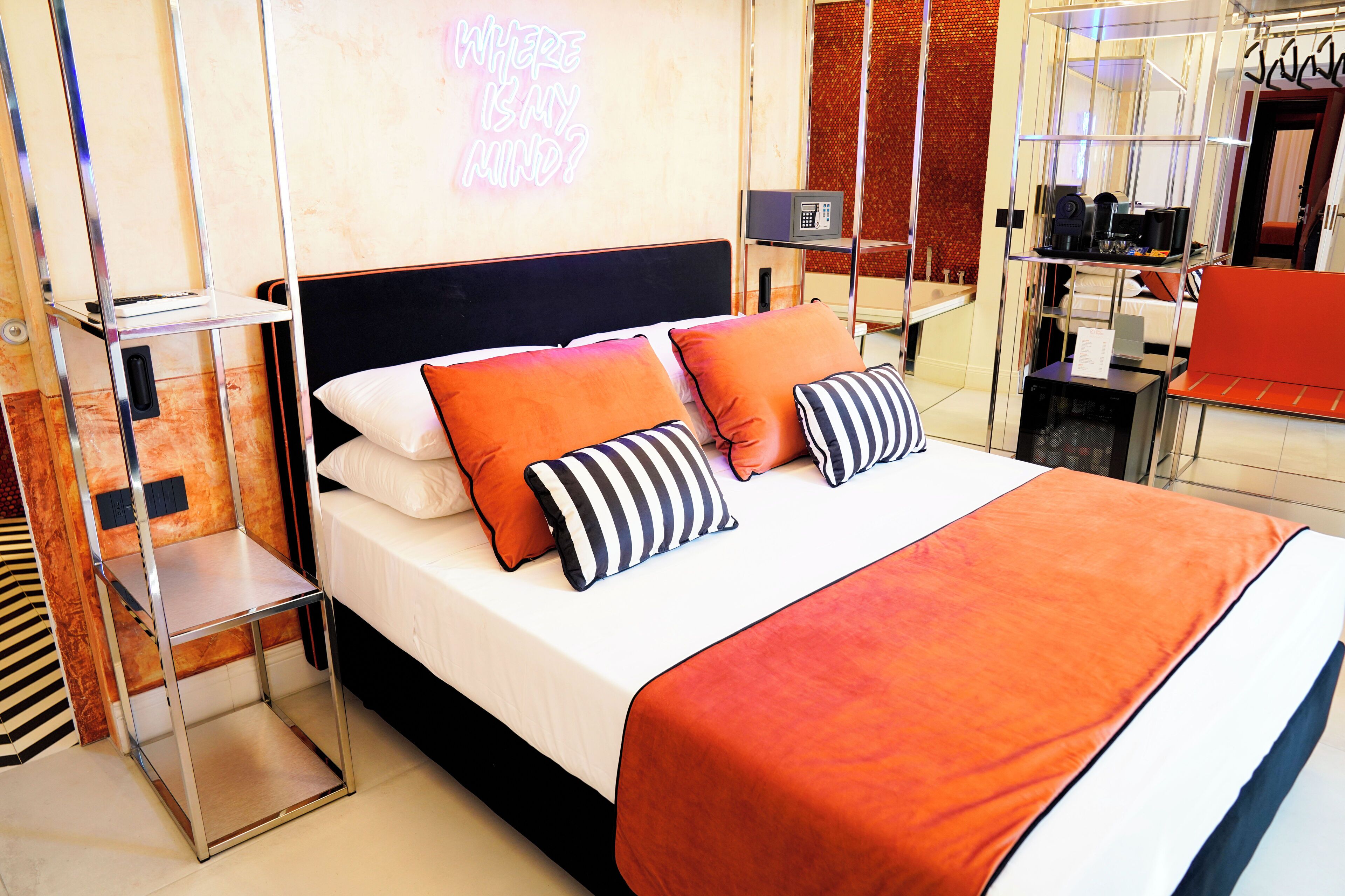 Luxury-Zimmer, 1 Schlafzimmer, Nichtraucher, eigenes Bad | Italienische Bettbezüge von Frette, hochwertige Bettwaren