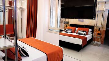 Habitación de lujo, 1 habitación, no fumadores, baño privado | Sábanas italianas Frette y ropa de cama de alta calidad