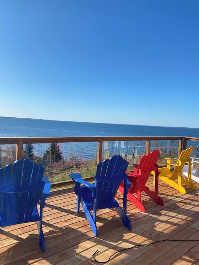 Secluded Sinclair Island Cliff with Water View and amazing SUNSETS