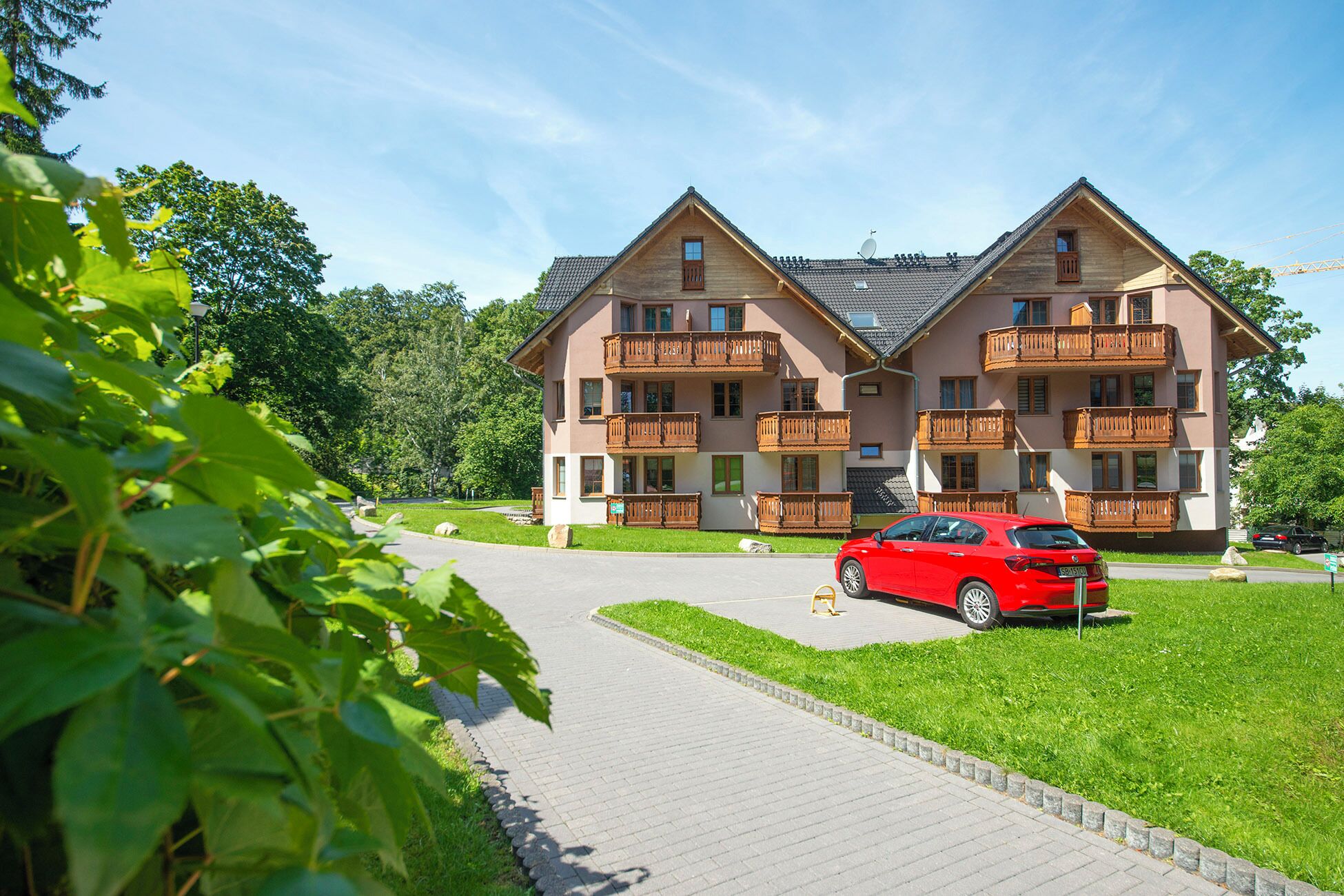 Fassade der Unterkunft