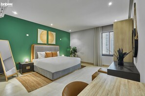 Apartment | 3 bedrooms, premium bedding, in-room safe, iron/ironing board - bnbmehomes-3BR nr Riyadh Park & KAFD-F6 (Riyadh)
