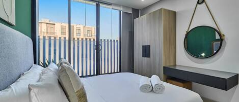 Apartment | 3 bedrooms, premium bedding, in-room safe, iron/ironing board