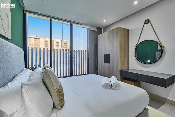 Apartment | 3 bedrooms, premium bedding, in-room safe, iron/ironing board - bnbmehomes-3BR nr Riyadh Park & KAFD-F6 (Riyadh)