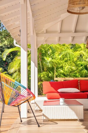 Terrace/patio - Villa Oasis 5 3 Chambres Avec Piscine (Saint-François)