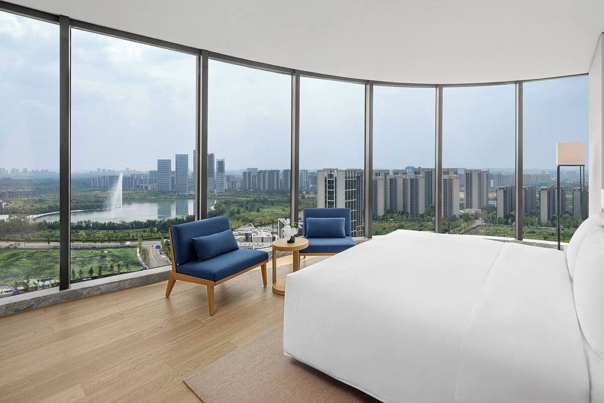 Minibar, in-room safe, blackout curtains, free cots/infant beds