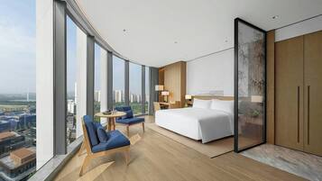 Minibar, in-room safe, blackout curtains, free cots/infant beds