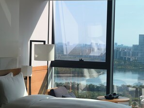 Deluxe-Zweibettzimmer | Minibar, Zimmersafe, Verdunkelungsvorhänge, kostenlose Babybetten