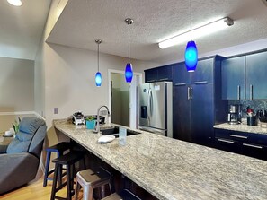 Fridge, microwave, oven, stovetop - Gulf Six, Spacious Beach House, Sleeps 10 + Short Walk to the Beach! (Panama City Beach)