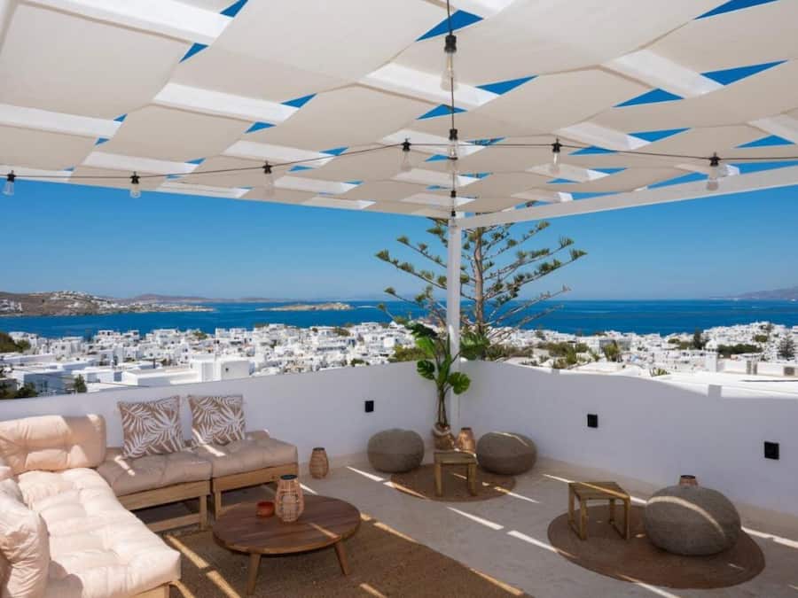 Terrasse sur le toit