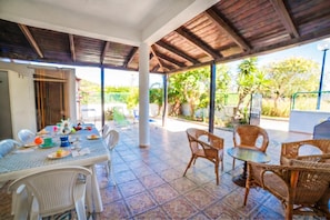 Standard Apartment, Multiple Bedrooms, 2 Bathrooms (Villetta Fresca With Garden Near The) | Outdoor dining