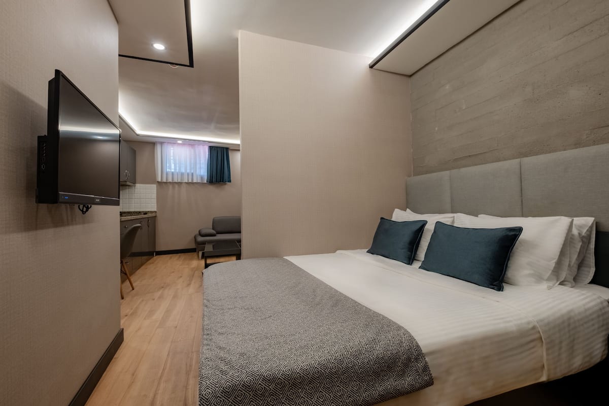 Standard Studio (Basement Floor) | 1 bedroom, in-room safe, iron/ironing board, free WiFi