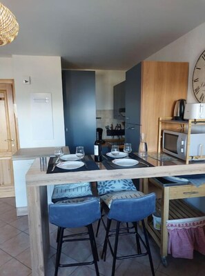 Private kitchen - Appartement Saint Gervais Proche Centre (Saint-Gervais-les-Bains)