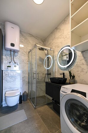 Dusche, Handtücher