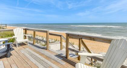 Oceanfront Flagler Beach Home w/ Decks & Gas Grill