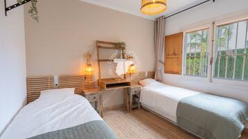 2 habitaciones, wifi gratis y ropa de cama