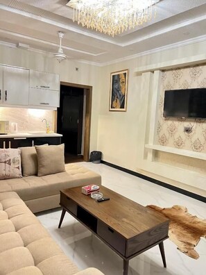 Sala de estar en el lobby