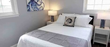 4 室のベッドルーム、アイロン / アイロン台、WiFi、ベッドシーツ