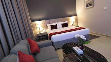 In-room safe, laptop workspace, soundproofing, iron/ironing board