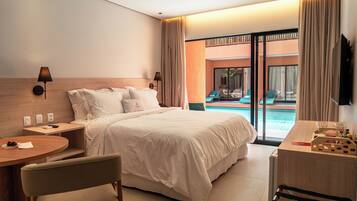 Deluxe suite | Een minibar, gratis wifi, beddengoed