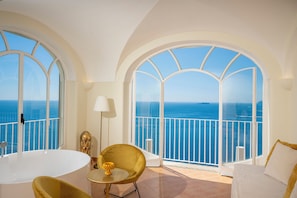 Royal-Suite, 1 Schlafzimmer, Meerblick | Ausblick vom Zimmer