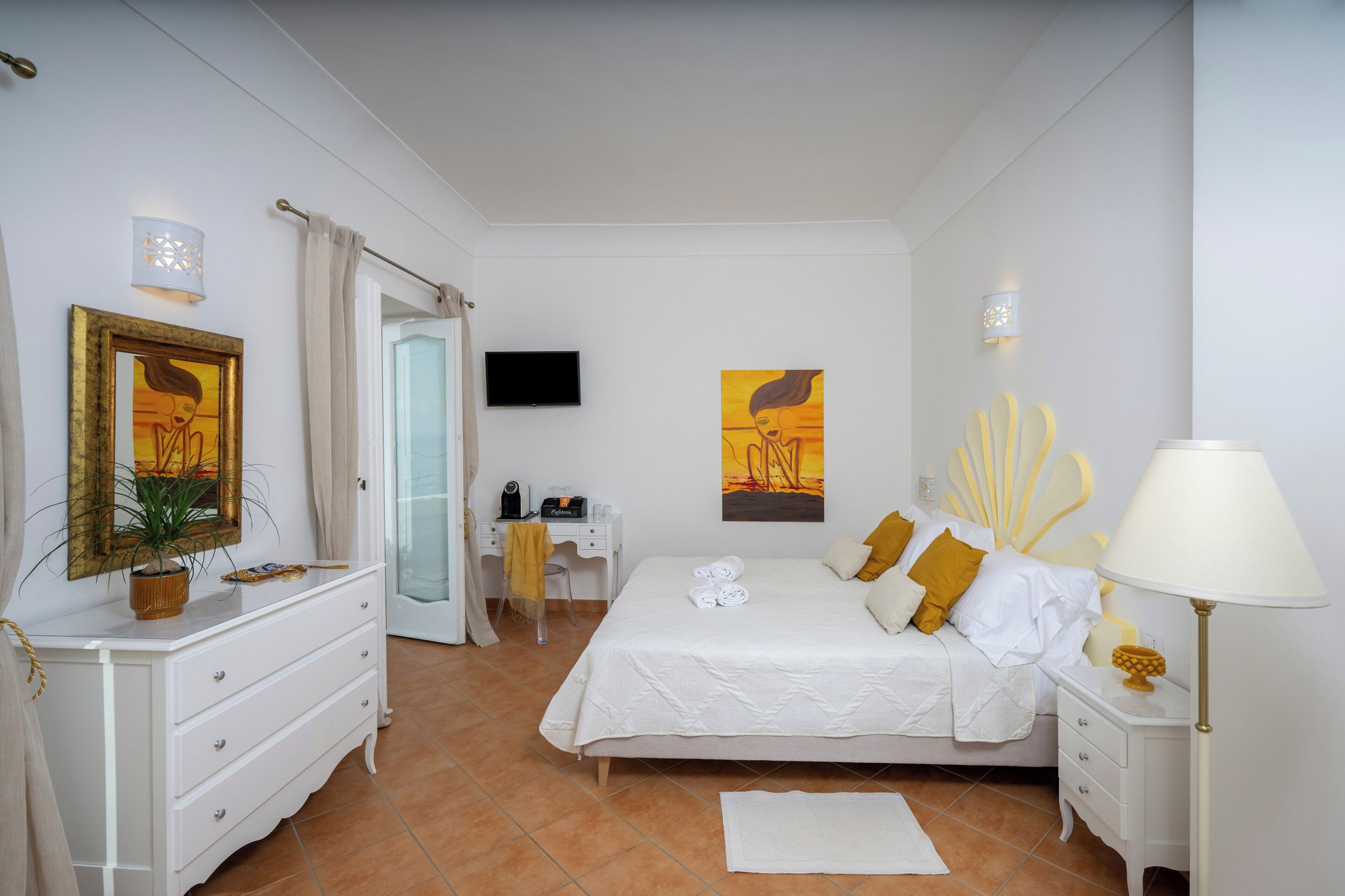 Premium bedding, down comforters, memory foam beds, minibar