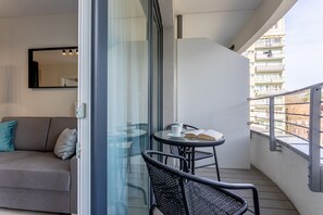 Outdoor dining - Ferienwohnung am Meer, Urlaub auf der Insel Usedom, Apartment SUN Towers B62 (Swinoujscie)