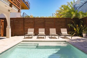 Una piscina climatizada