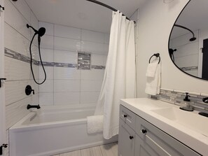 Een douche, een haardroger