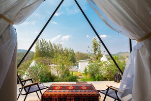 Tente Deluxe | Vue sur les montagnes
