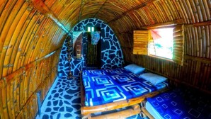 Individually furnished, bed sheets - Termales El Escondite (Samaná)
