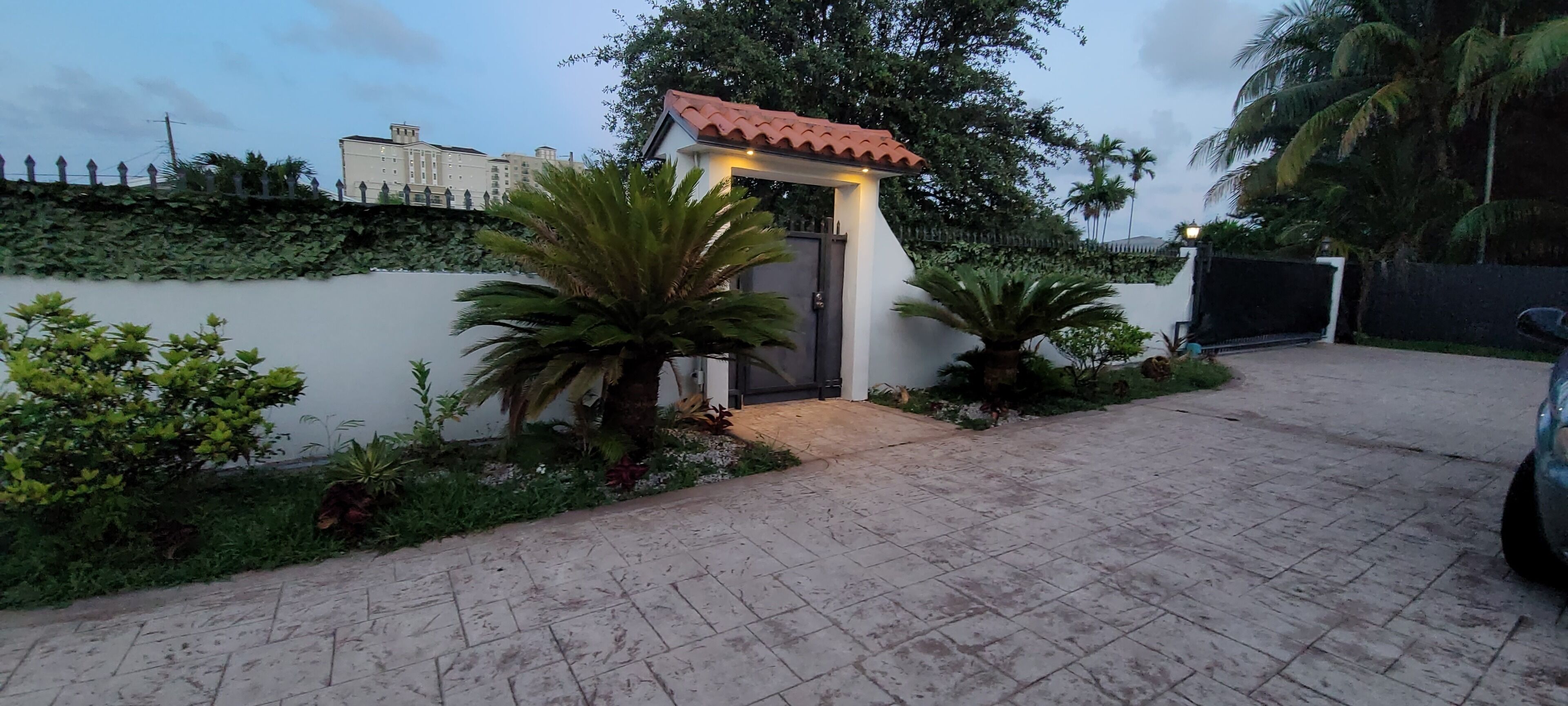 Enceinte de l’hébergement