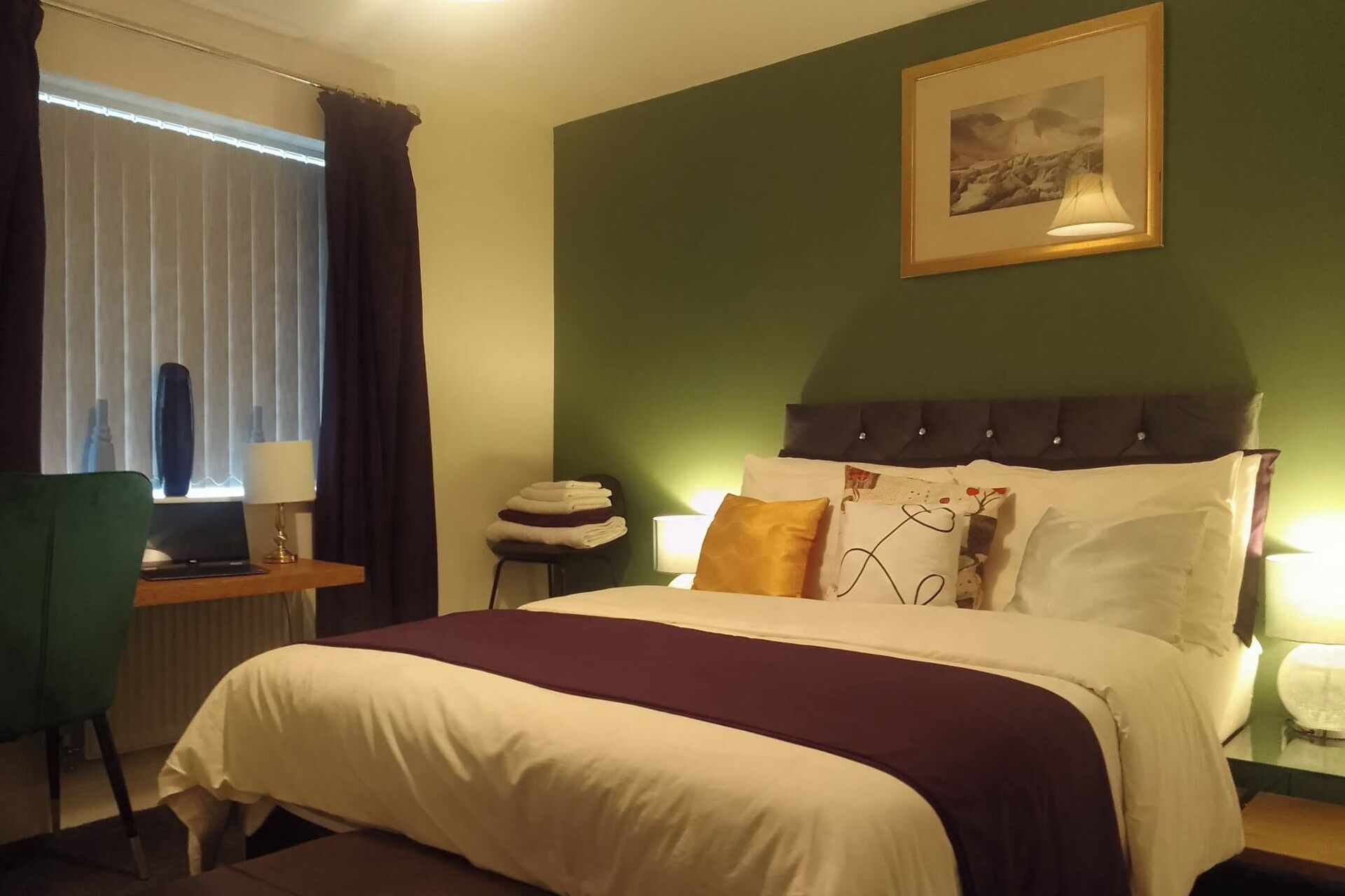 4 bedrooms, iron/ironing board, free WiFi, bed sheets