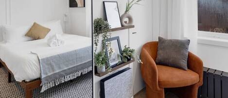 1 soveværelse, skrivebord, strygejern/strygebræt, weekendseng