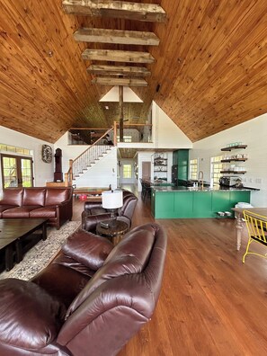 Interior - Luxury in the Country. Chalet Style Cabin on secluded 61 Acres with 3 acre Lake (Bloomfield)